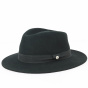 Bari Traveler / Fedora Black Wool Felt Hat - Traclet