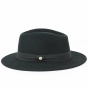 Bari Wool Felt Black Traveler / Fedora Hat - Traclet