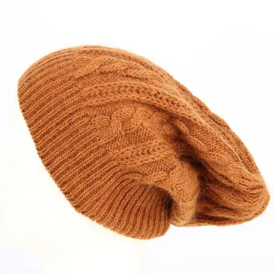 Long Florence Orange beanie - buy wool beanie Reference: 7157 | Traclet Hat Shop