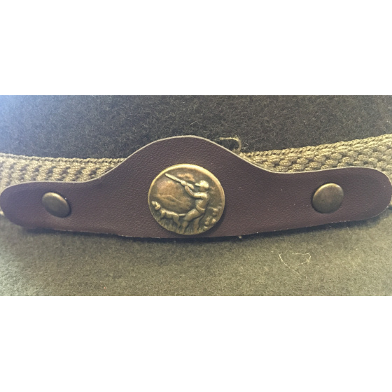 Gabiola Olive Wool Felt Traveller Hat - Traclet Gabiola Olive Wool Felt Traveller Hat - Traclet