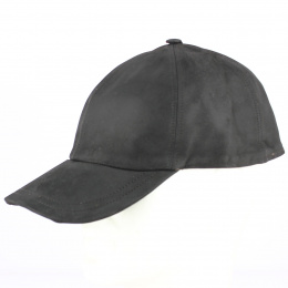 American leather cap - Brown Leather Baseball David - Traclet