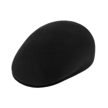 Traclet wool black Ascot domed cap