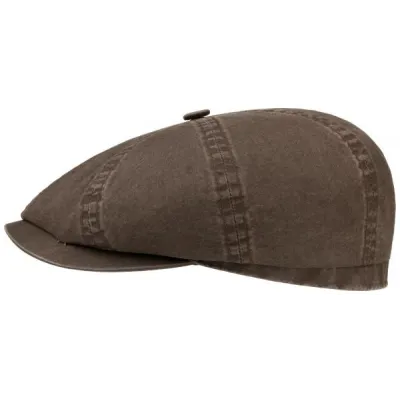 Casquette Hatteras Coton Biologique Marron UPF 40+ - Stetson Traclet Marron Reference : 2334 | Chapellerie Traclet