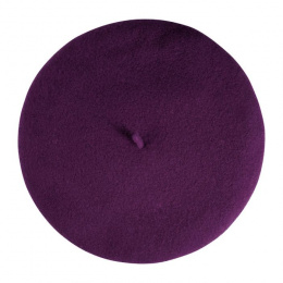 Plum Wool Paris Beret - Heritage by Laulhère