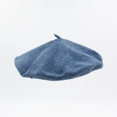 Béret Été Bleu Horizon Coton Soie & Lin - Le Béret Français