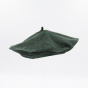 Green Summer Beret Cotton Silk & Linen - Le Béret Français