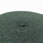 Green Summer Beret Cotton Silk & Linen - Le Béret Français