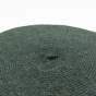 Summer Beret Green Cotton Silk & Linen - Le Béret Français