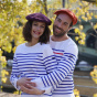 Summer Beret Plum Cotton Silk & Linen - Le Béret Français