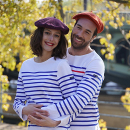 Summer Beret Plum Cotton Silk & Linen - Le Béret Français