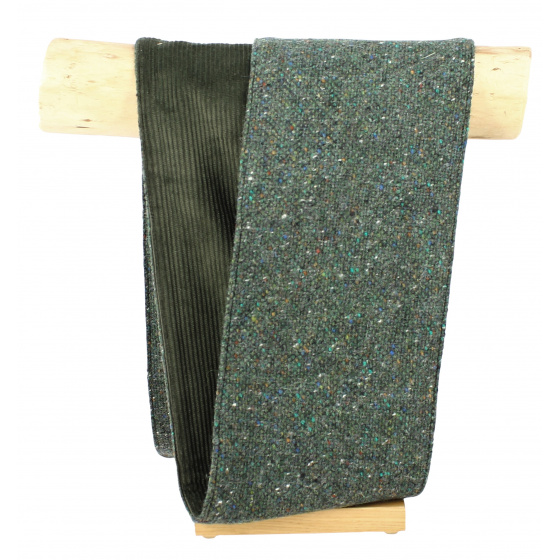 Jerome Green Flecked Donegal Wool Scarf - Hanna Hats