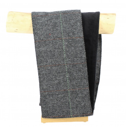 Jerome Grey Flecked Donegal Wool Scarf - Hanna Hats