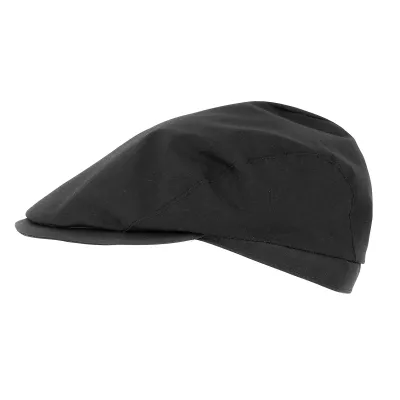 Waterproof Black Malines Flat Cap - City Sport Reference: 11548 | Chapellerie Traclet