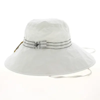 capeline blanche larges bords anti UV - soway Reference : 11556 | Chapellerie Traclet