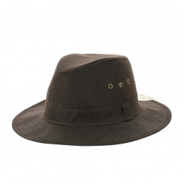 Chapeau Coton Huilé Sologne Marron