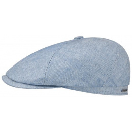 copy of Brooklin Queens Light Blue Linen Cap - Stetson