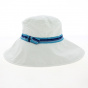 copy of chapeau blanc larges bords anti UV - soway