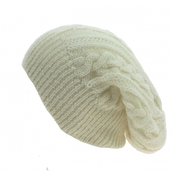 Long Florence Beanie Cream - Traclet
