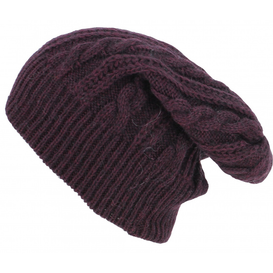 Florence Plum Long Beanie - Traclet