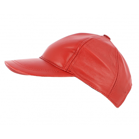 Tasmania Leather Baseball Cap - Aussie Apparel