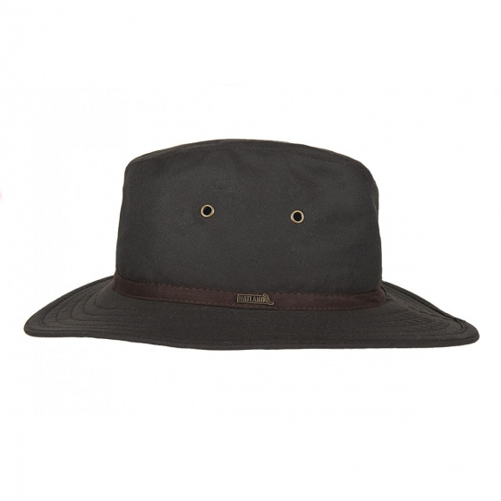 Chapeau de pluie NewZealand marron - UPF 50+
