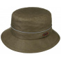 Khaki linen bucket hat - Stetson