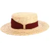 Matador Natural Straw Boater Hat - Traclet Reference: 11617 | Traclet Hat Shop