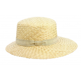 Straw Stella Visor Cap - Traclet