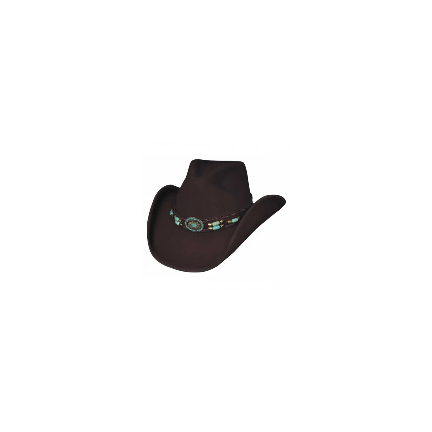 Chapeau Cowboy Jewel of the West Feutre Marron - Bullhide Reference : 1541 | Chapellerie Traclet