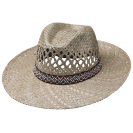 Straw hat Fedora Straw Scafati- Traclet