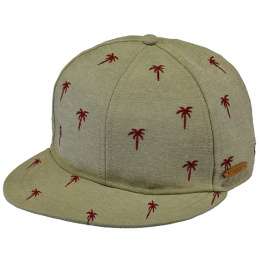 Kids Pauk Palm Tree Snapback Cap Beige - Barts