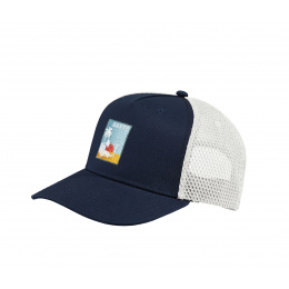 White & Blue Wattle Baseball Cap - Barts
