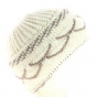Angora mummy hat White