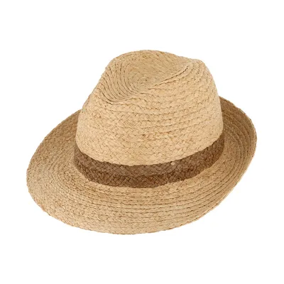 Chapeau Trilby Radogna Paille Naturelle- Traclet Reference : 10008 | Chapellerie Traclet