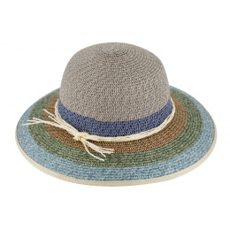 Michela Paper Straw Wide Brim Hat - Traclet