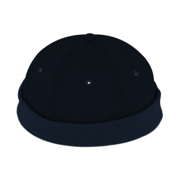 Docker Beanie Cremone Navy Cotton - Traclet