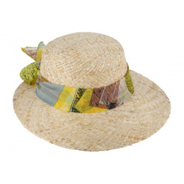Casquette Livourne Grande Visière Paille - Traclet