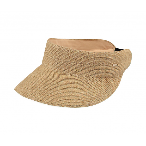 Natural Paper Straw Otuo Visor Cap - Barts