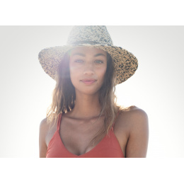 Chapeau Traveller Fatua Paille Naturelle & Noir - Barts