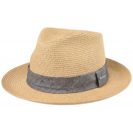 Reedley Beige Fedora Hat - Stetson