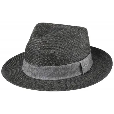 Chapeau de paille Reedley Noir - Stetson Reference : 11716 | Chapellerie Traclet