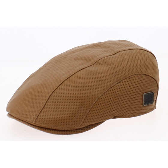 Casquette Bombée Baxter Cuir Camel - Göttmann Casquette Bombée Baxter Cuir Camel - Göttmann