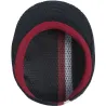 Mesh-Stripe 504 Flat Cap Black - Kangol - Kangol boutique Reference: 2013 | Chapellerie Traclet