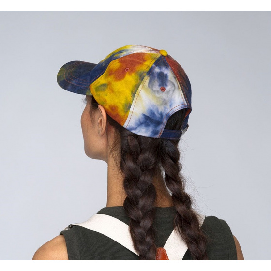 Tie Dye Cotton Baseball Cap - Kangol Tie Dye Cotton Baseball Cap - Kangol
