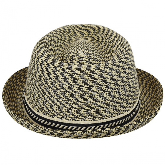 Chapeau Trilby Mannes Beige & Noir - Bailey Chapeau Trilby Mannes Beige & Noir - Bailey