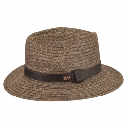 Foley Bailey Brown Straw Traveller Hat