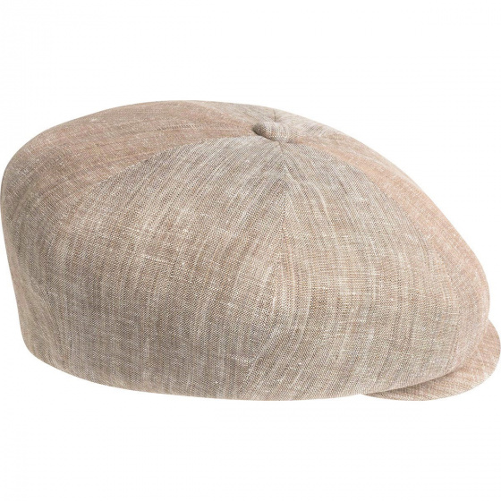 Casquette Newsboy Shawk en Lin-Bailey Casquette Newsboy Shawk en Lin-Bailey