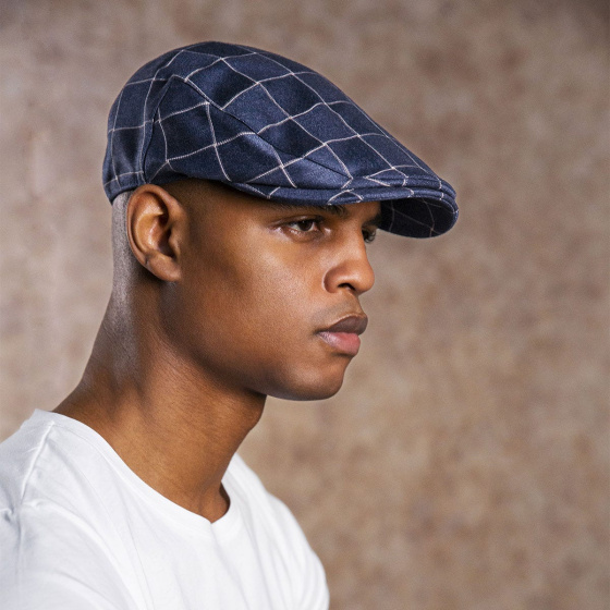 Candler Blue Flat Cap - Bailey