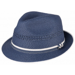 Chapeau effet paille bleu - Stetson