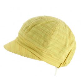 Gavroche Cubes Reversible Cap Yellow Cotton - Traclet